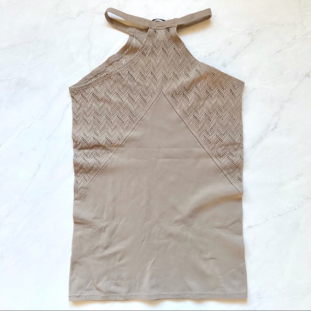Victoria Secret Sexy Halter Top Seamless Taupe XS - Picture 3 of 5